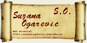 Suzana Ogarević vizit kartica
